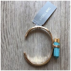 NWT Turquoise Gold Bohemian Gypsy Bangle Bracelet